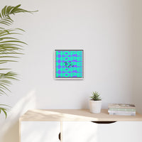 My God Is Hope – Framed Canvas Wall Art (Multi-Colour)