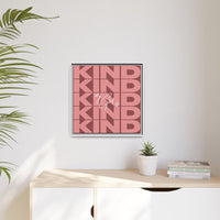 My God Is Kind – Framed Canvas Wall Art (Multi-Colour)