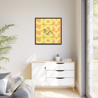My God Is Joy – Framed Canvas Wall Art (Multi-Colour)
