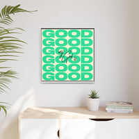 My God Is Good – Framed Canvas Wall Art (Multi-Colour)