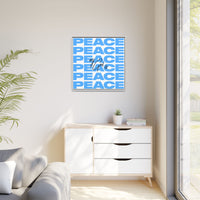 My God Is Peace – Framed Canvas Wall Art (Multi-Colour)