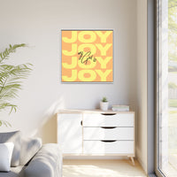 My God Is Joy – Framed Canvas Wall Art (Multi-Colour)